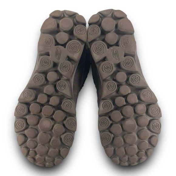 Skechers Go Walk Move Cuddly Boots 13695 Mid Calf Chocolate Brown Women 8.5 - Picture 8 of 9